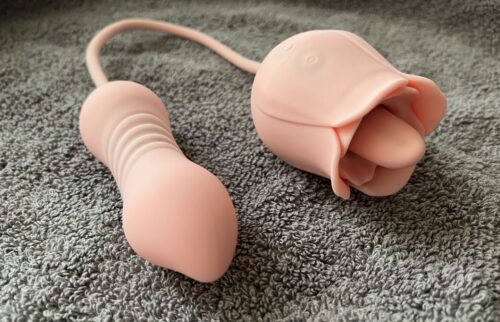 FIONA PLUS Rose Clit Licking Stimulator & Thrusting Egg photo review