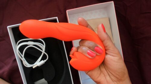 JOI Rotating Head G-spot Vibrator & Clit Licker photo review